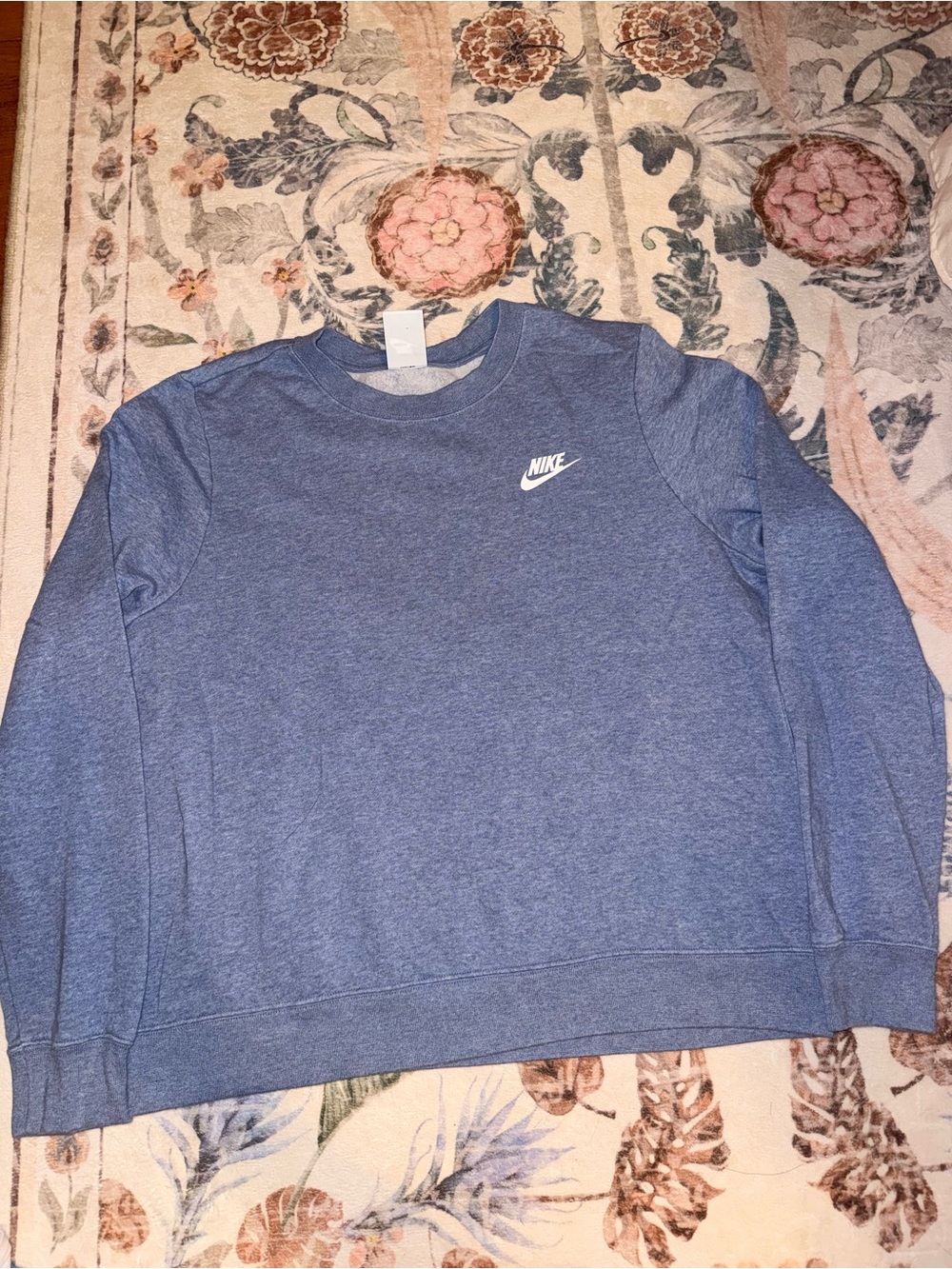 Nike Women's Heather Blue Crewneck Sweatshirt